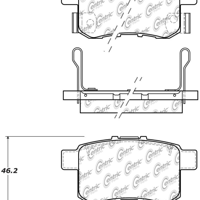 StopTech Sport Performance 11-17 Honda Accord Rear Brake Pads-Brake Pads - Performance-Stoptech-STO309.14510-SMINKpower Performance Parts