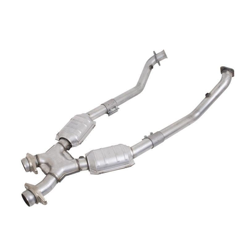 BBK 99-04 Mustang 4.6 GT / Cobra High Flow X Pipe With Catalytic Converters - 2-1/2-tuningsupply.com