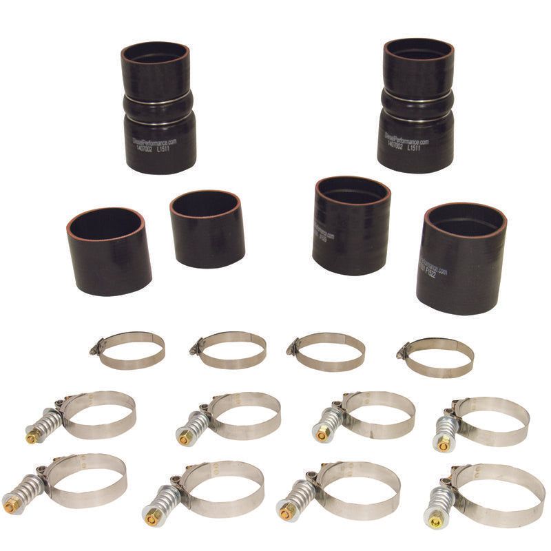 BD Diesel Intercooler Hose & Clamp Kit - 1999-2003 Ford 7.3L PowerStroke-tuningsupply.com