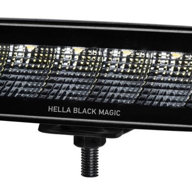 Hella Universal Black Magic 6 L.E.D. Mini Light Bar - Flood Beam-tuningsupply.com