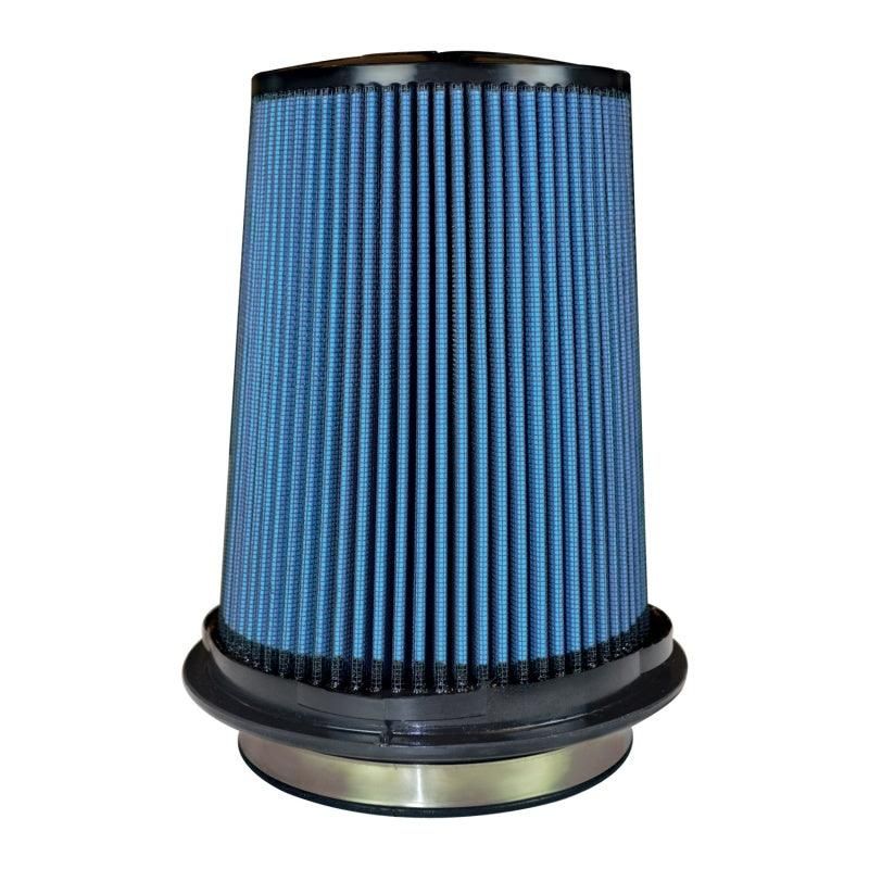 Injen SuperNano Web Dry Air Filter - 5in Flange ID / 7in  Base / 7.9in Media Height / 5in Top-tuningsupply.com