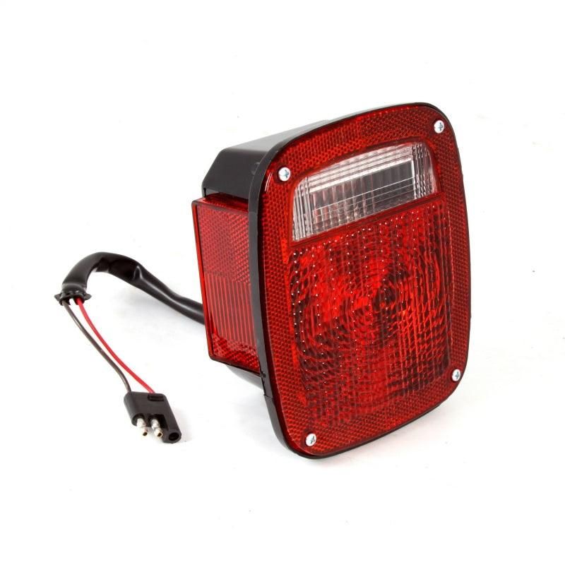 Omix Left Black Tail Lamp 81-86 Jeep CJ Models-tuningsupply.com