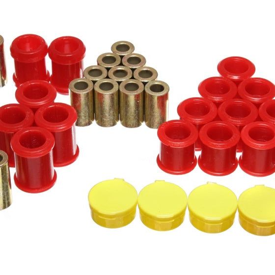 Energy Suspension 95-98 Nissan 240SX (S14) Red Rear Control Arm Bushing Set (Must reuse existing out-tuningsupply.com