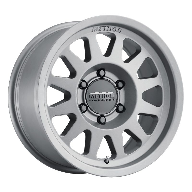 Method MR704 17x8.5 0mm Offset 5x5 71.5mm CB Matte Titanium Wheel-tuningsupply.com