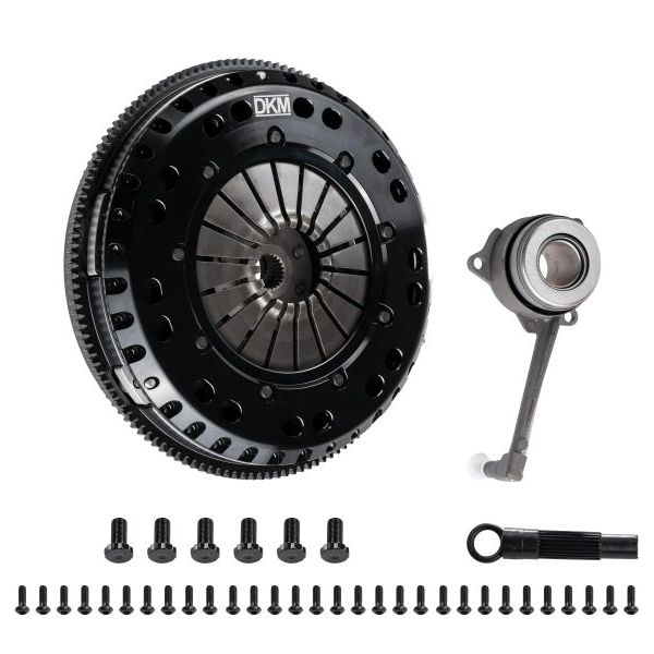 DKM Clutch BMW E34/E36/E39/E46/Z3 (6 Cyl) MS Twin Disc Clutch w/Steel Flywheel (660 ft/lbs Torque)-tuningsupply.com