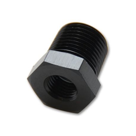 Vibrant 3/8in NPT Female to 1/2in NPT Male Pipe Reducer Adapter Fitting-Fittings-Vibrant-VIB10856-SMINKpower Performance Parts