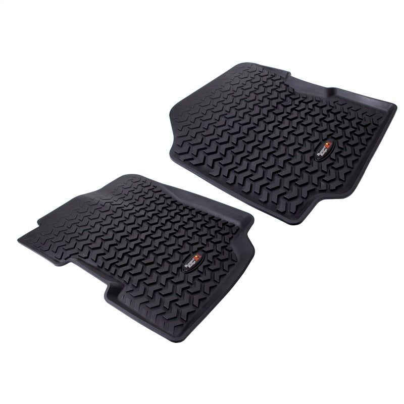 Rugged Ridge Floor Liner Front Black 1976-1983 Jeep CJ-5-Floor Mats - Rubber-Rugged Ridge-RUG12920.21-SMINKpower Performance Parts