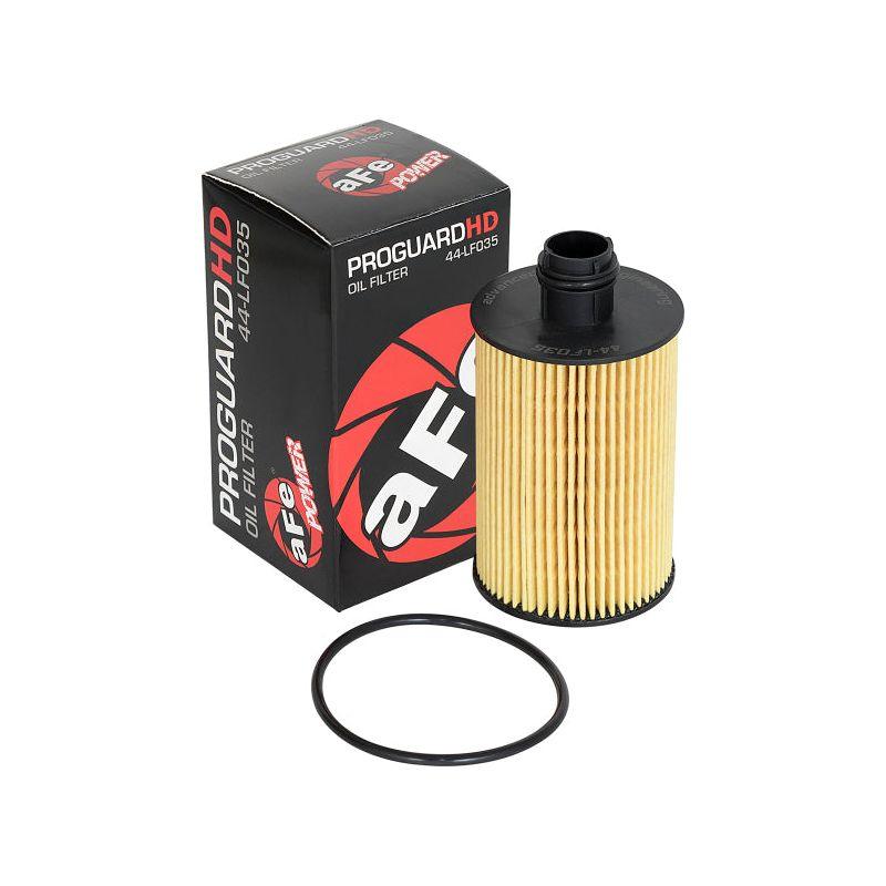 Pro GUARD HD Oil Filter (4 Pack) RAM 1500 EcoDiesel 14-16 V6-3.0L (td) - SMINKpower Performance Parts AFE44-LF035-MB aFe