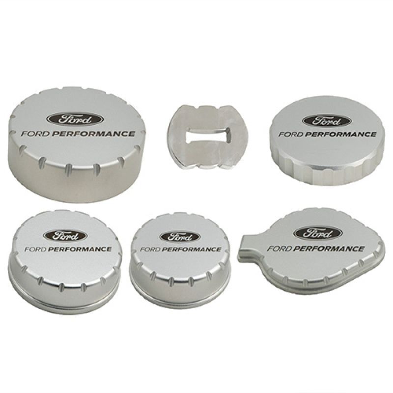 Ford Racing 15-25 Mustang 2.3L/5.0L Aluminum Machined Engine Cap Covers-tuningsupply.com