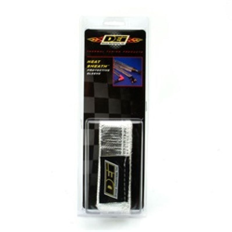 DEI Heat Sheath 3/4in x 3ft - Aluminized Sleeving - Sewn Edge-tuningsupply.com