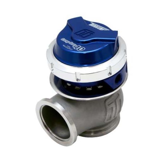 Turbosmart WG40 Gen V Comp-Gate 40mm - 14 PSI Blue-Wastegates-Turbosmart-TURTS-0552-1011-SMINKpower Performance Parts