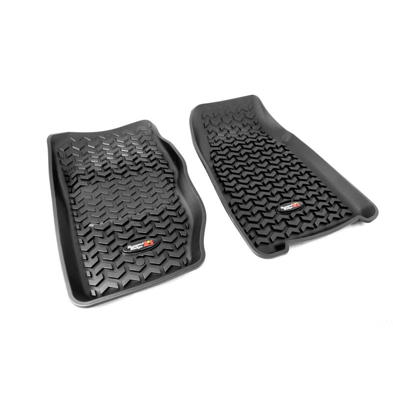 Rugged Ridge Floor Liner Front Black 1984-2001 Jeep Cherokee XJ - SMINKpower Performance Parts RUG12920.25 Rugged Ridge