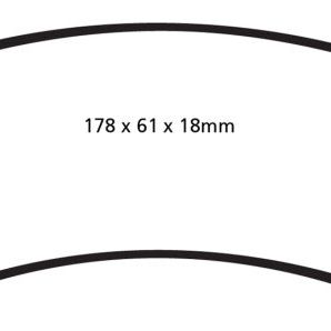 EBC 06-09 Chrysler Aspen 4.7 Greenstuff Front Brake Pads-tuningsupply.com