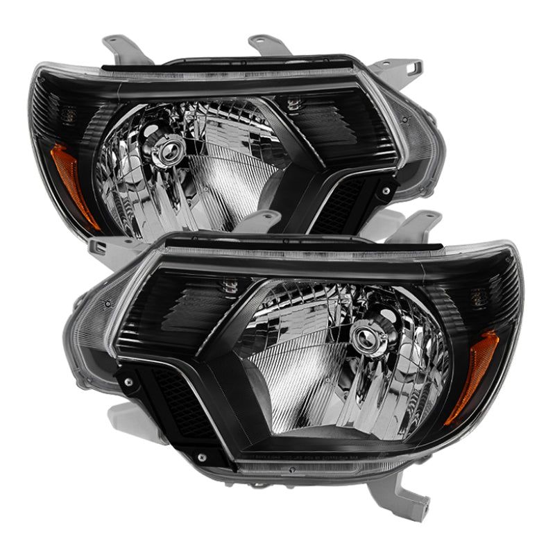 Xtune Toyota Tacoma 2012-2015 OEM Style Headlights Black HD-JH-TTA12-AM-BK - SMINKpower Performance Parts SPY9031069 SPYDER