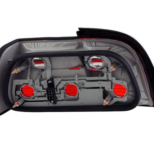 ANZO 1992-1998 BMW 3 Series E36 Coupe/Convertable Taillights Red/Clear-tuningsupply.com