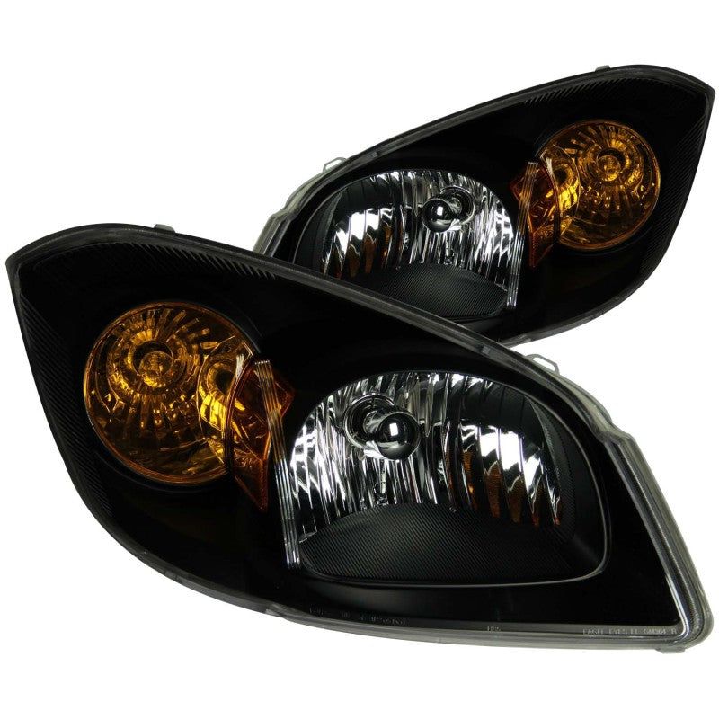 ANZO 2005-2010 Chevrolet Cobalt Crystal Headlights Black-tuningsupply.com