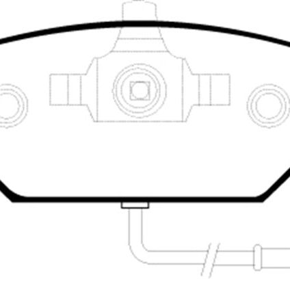 EBC 00-05 Volkswagen Beetle 2.0 Yellowstuff Front Brake Pads-tuningsupply.com