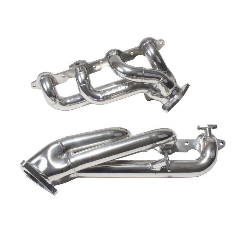 BBK 99-04 GM Truck SUV 4.8 5.3 Shorty Tuned Length Exhaust Headers - 1-3/4 Silver Ceramic-tuningsupply.com