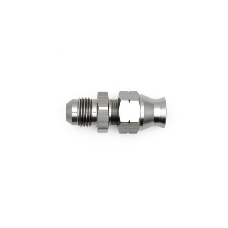 DeatschWerks 6AN Male Flare to 5/16in Hardline Compression Adapter (Incl. 1 Olive Insert)-tuningsupply.com