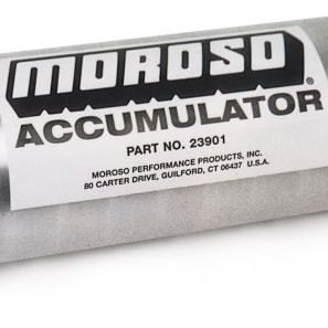 Moroso Oil Accumulator - 1.5 Quart - 10in x 4.25in-tuningsupply.com