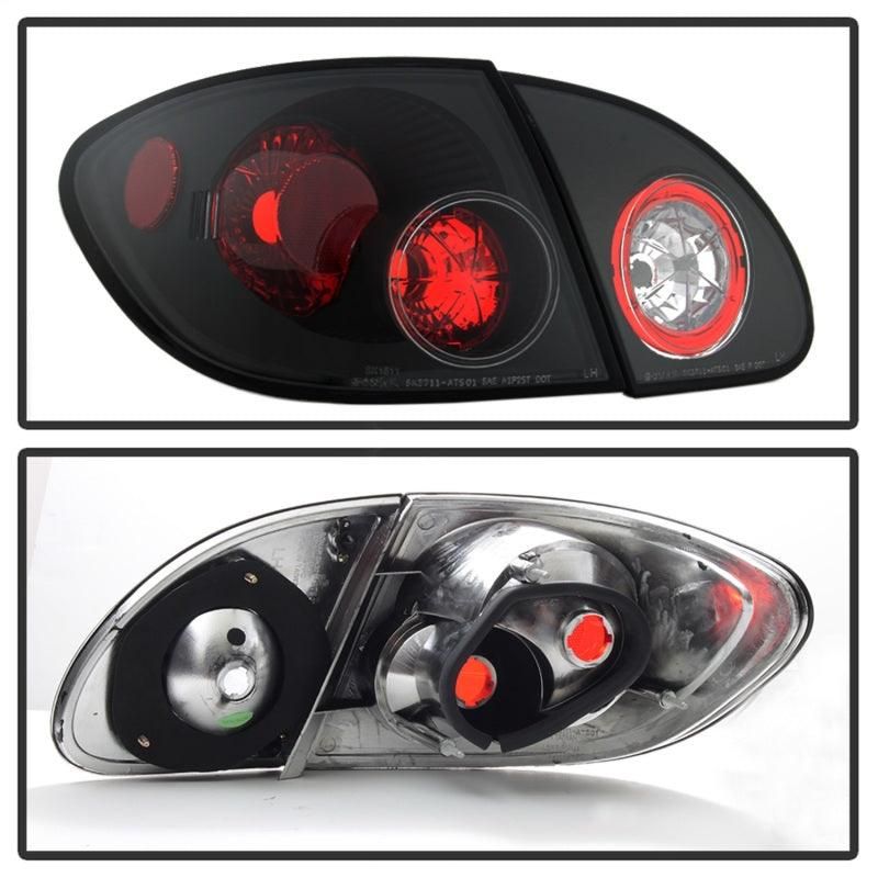 Spyder Toyota Corolla 03-08 Euro Style Tail Lights Black ALT-YD-TC03-BK - SMINKpower Performance Parts SPY5007339 SPYDER