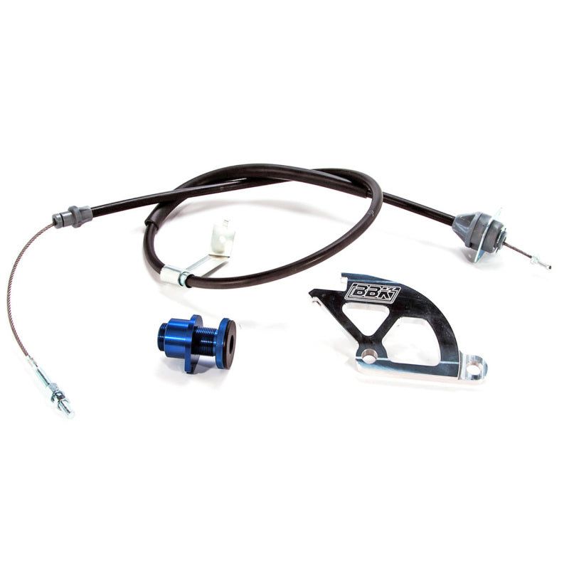 BBK 79-95 Mustang Adjustable Clutch Quadrant Cable And Firewall Adjuster Kit-tuningsupply.com