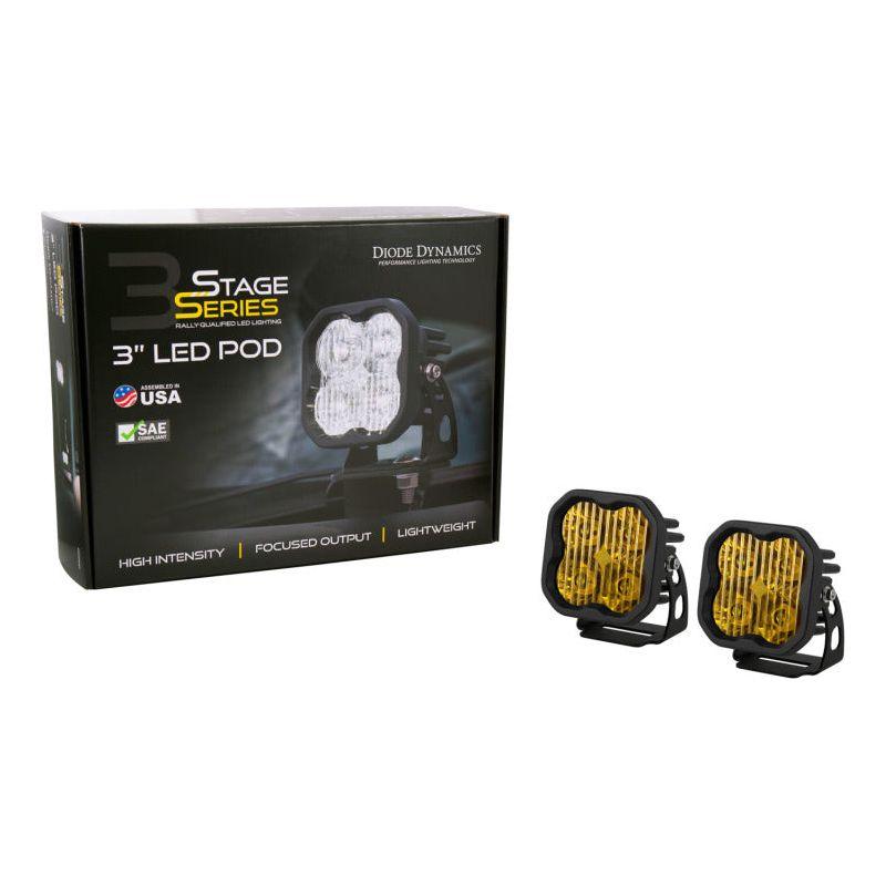 Diode Dynamics SS3 Pro ABL - Yellow Combo Standard (Pair)-tuningsupply.com