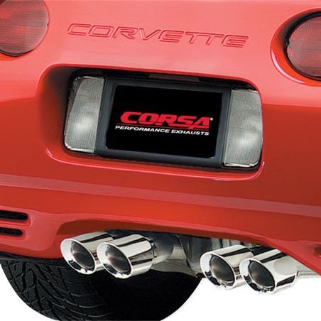 Corsa 1997-2004 Chevrolet Corvette C5 Z06 5.7L V8 Polished Xtreme Cat-Back + XO Exhaust-tuningsupply.com