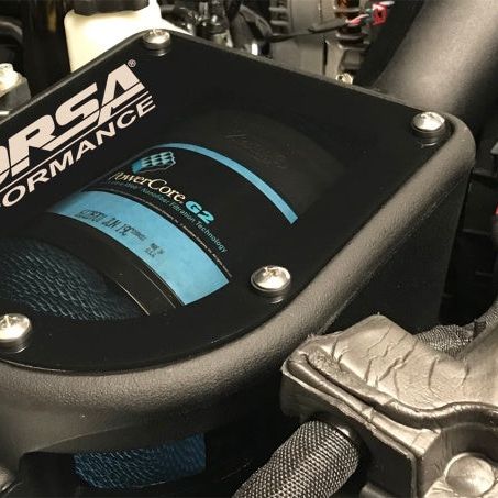 Corsa 2018-2024 Jeep Wrangler JL 3.6L V6 Cold Air Intake with Powercore Filter-tuningsupply.com