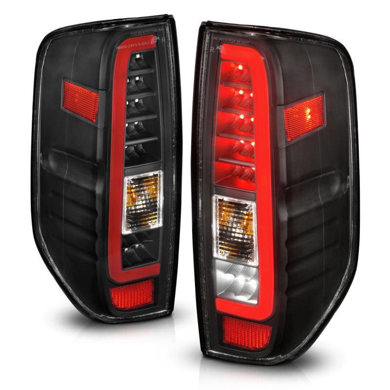 ANZO 2005-2021 Nissan Frontier LED Taillights Black Housing/Clear Lens-tuningsupply.com