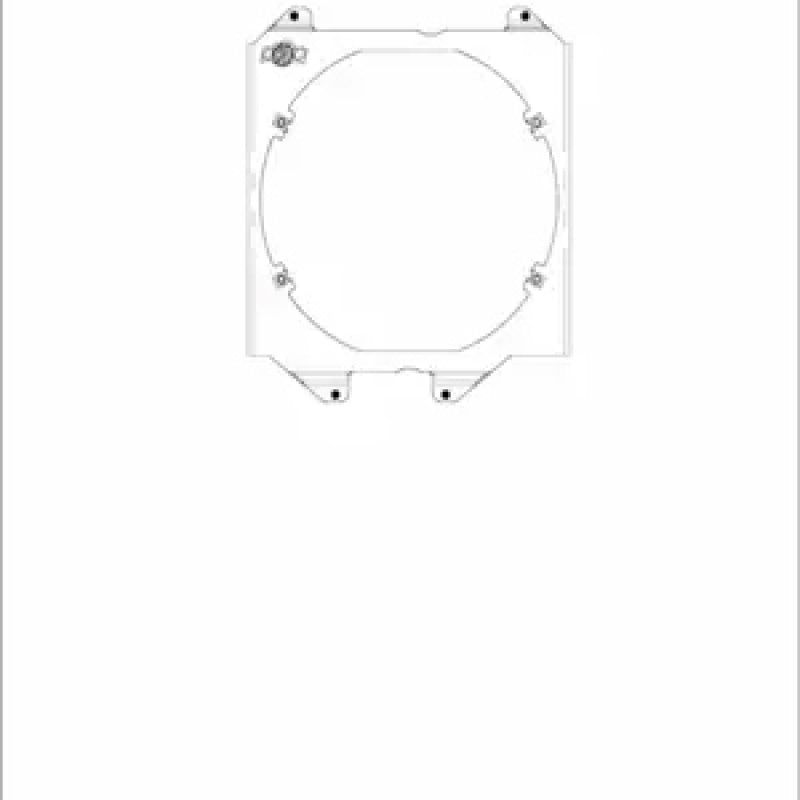 CSF 92-00 Honda Civic All-Aluminum Fan Shroud w/12in SPAL Fan-tuningsupply.com