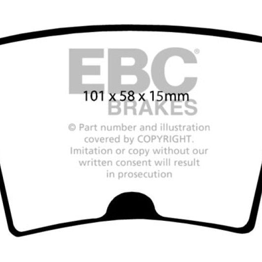 EBC 05-10 Chrysler 300C 5.7 Ultimax2 Rear Brake Pads-tuningsupply.com