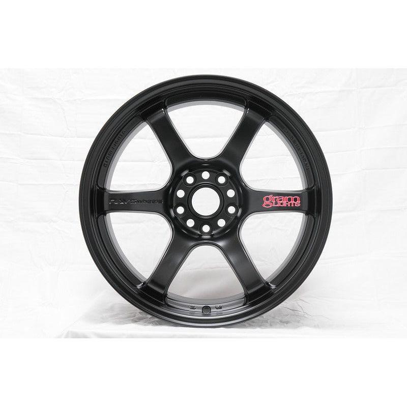 Gram Lights 57DR 19x9.5 +25 5-114.3 Semi Gloss Black Wheel-tuningsupply.com