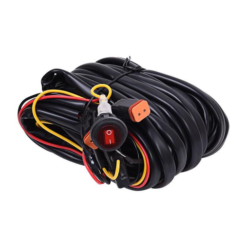 KC HiLiTES Wiring Harness for (2) Lights w/2-Pin Deutsch Connectors (110w Max Total)-tuningsupply.com