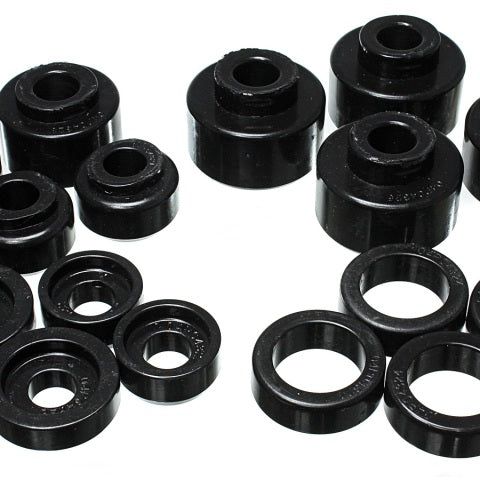 Energy Suspension 99-07 Ford F-250/F-350 SD 2/4WD Crew Cab Body Mount Set - Black-tuningsupply.com