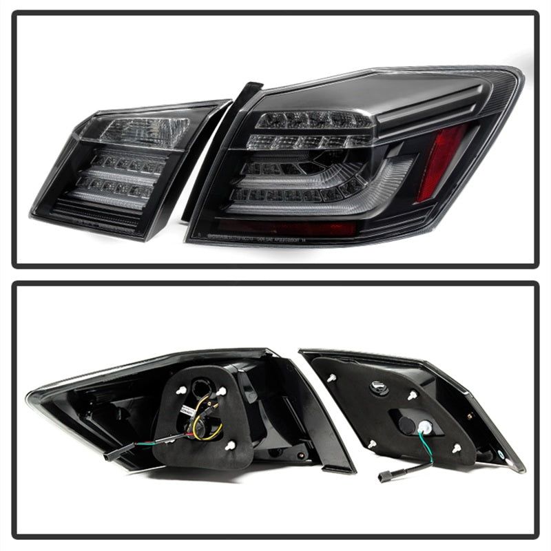 Spyder Honda Accord 2013-2015 4DR LED Tail Lights - Black ALT-YD-HA13LED-LED-BK-Tail Lights-SPYDER-SPY5082053-SMINKpower Performance Parts