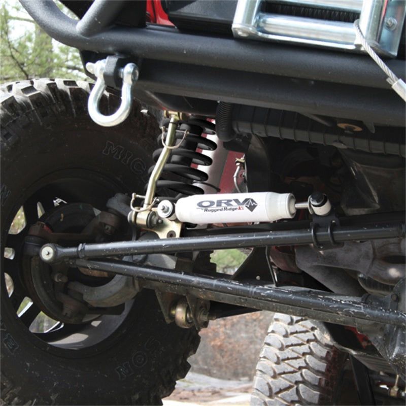 Rugged Ridge Steering Stabilizer 55-86 Jeep CJ - SMINKpower Performance Parts RUG18475.01 Rugged Ridge