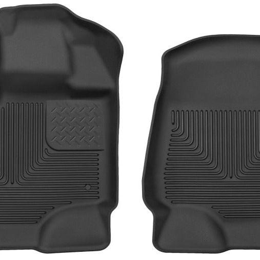 Husky Liners 15-23 Ford F-150 S.Crew/S.Cab X-Act Contour Black Front Seat Floor Liners-tuningsupply.com