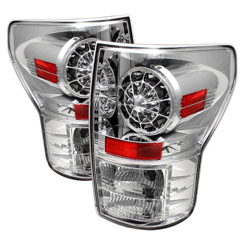 Spyder Toyota Tundra 07-13 LED Tail lights Chrome ALT-YD-TTU07-LED-C-Tail Lights-SPYDER-SPY5029591-SMINKpower Performance Parts