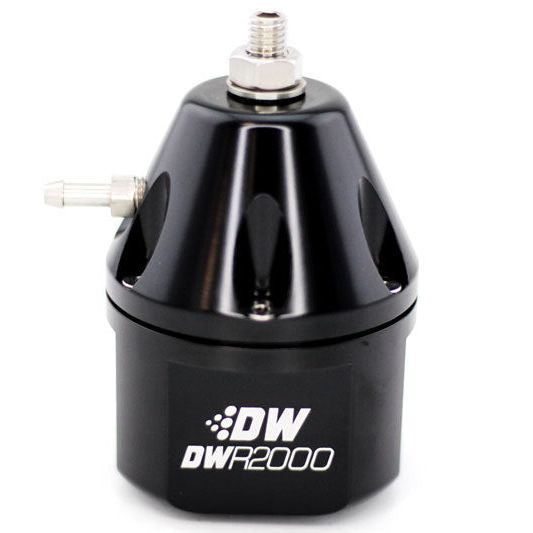 DeatschWerks DWR2000 Adjustable Fuel Pressure Regulator - Black-tuningsupply.com