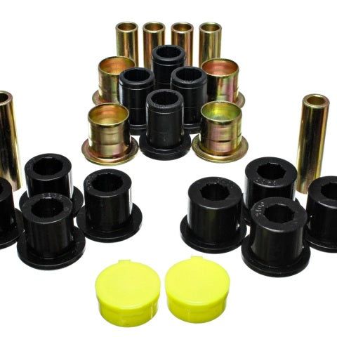 Energy Suspension 87-04 Dodge Dakota / 98-03 Durango 4WD Black Front End Control Arm Bushing Set-tuningsupply.com