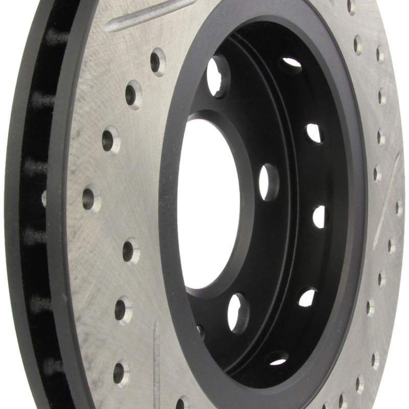 StopTech Slotted & Drilled Sport Brake Rotor-Brake Rotors - Slot & Drilled-Stoptech-STO127.33069R-SMINKpower Performance Parts