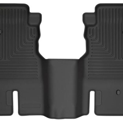 Husky Liners 19-24 Jeep Wrangler JLU WeatherBeater Second Row Black Floor Liners-tuningsupply.com