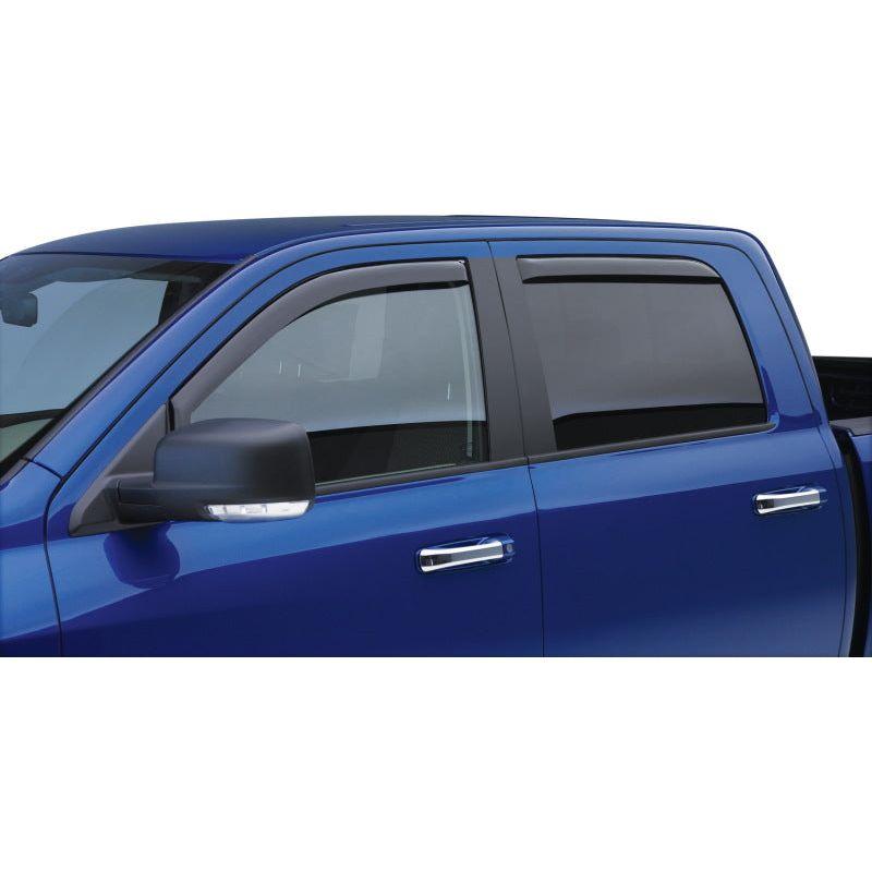 EGR 2019 Chevy 1500 Crew Cab In-Channel Window Visors - Dark Smoke-tuningsupply.com