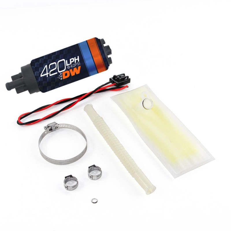 Deatschwerks DW420 Series 420lph In-Tank Fuel Pump w/ Install Kit For BMW E36 / E46-tuningsupply.com