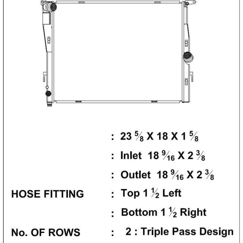 CSF 07-13 BMW M3 (E9X) Triple Pass Radiator-tuningsupply.com