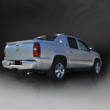 Corsa 2009-2013 Chevrolet Suburban 1500 5.3L V8 Polished Sport Cat-Back Exhaust-tuningsupply.com