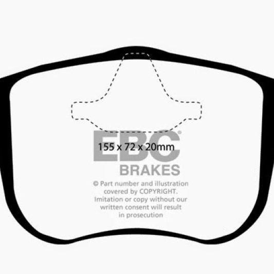

EBC DP41416R - EBCDP41416R - EBC 06-11 Saab 9-3 2.0 Turbo (Aero) Yellowstuff Front Brake Pads - Shipped in Europe - Tuningsupply.com
