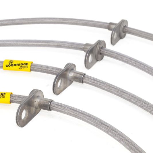 Goodridge 15-16 Subaru STi (w/ Brembo Calipers) Stainless Steel Brake Line Kit-tuningsupply.com