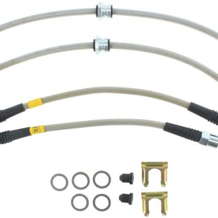 StopTech 07-12 BMW X5 / 09-12 X6 Rear Stainless Steel Brake Kit-Brake Line Kits-Stoptech-STO950.34529-SMINKpower Performance Parts